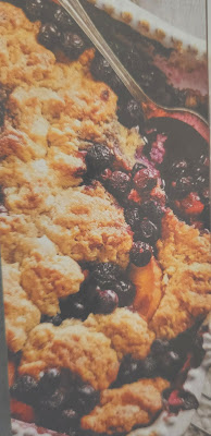 Blueberry and Peach Cobbler